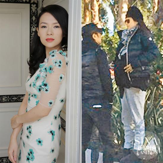 章子怡懷孕后，這帽子戴的也太奇特