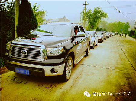 長長的車隊，每次活動都是這么給力！
