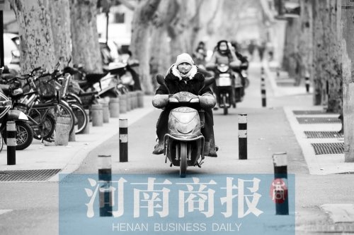 金水路防疫路附近，路樁間距很小，電動車經過時要很小心才能避開
