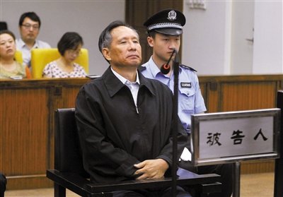 9月10日，北京市第二中級(jí)人民法院，張曙光在庭審中。