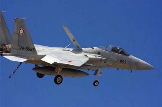 資料圖：日本自衛(wèi)隊(duì)F-15戰(zhàn)斗機(jī)。