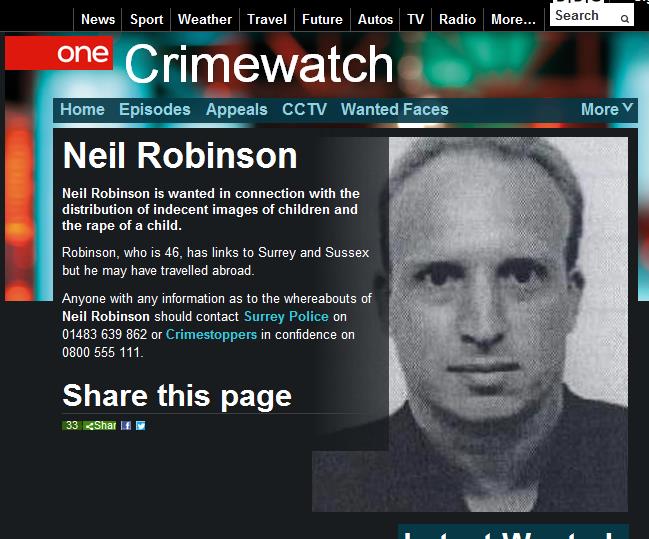 據(jù)英國廣播公司（BBC）網(wǎng)站消息，英國警方正在通緝一名涉嫌傳播淫穢兒童照片和性侵兒童的逃犯，有跡象顯示，他有可能潛伏在中國北京的國際學(xué)校當(dāng)老師。