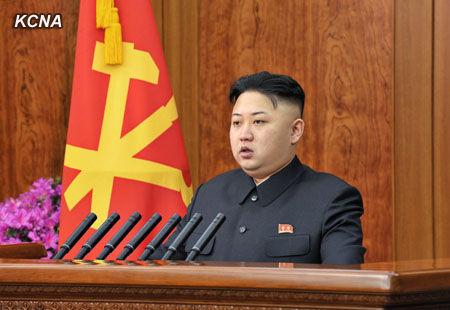 據朝中社報道，朝鮮最高領導人金正恩1日發(fā)表2013年新年賀詞。