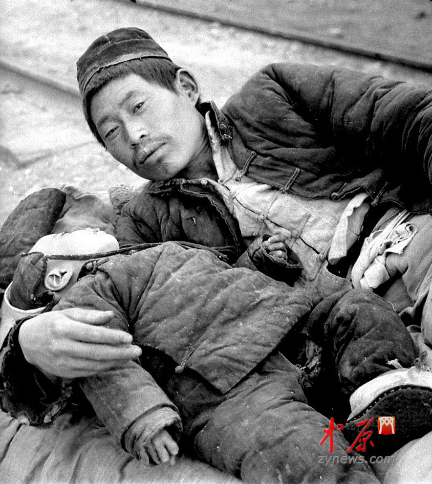 饑荒受災(zāi)者，父與子
