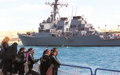 美國海軍“馬漢”號驅(qū)逐艦（資料圖片）。圖/CFP