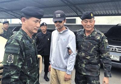 9月1日，泰國警方在泰國與柬埔寨邊境抓獲曼谷爆炸案主要嫌疑犯。圖/CFP