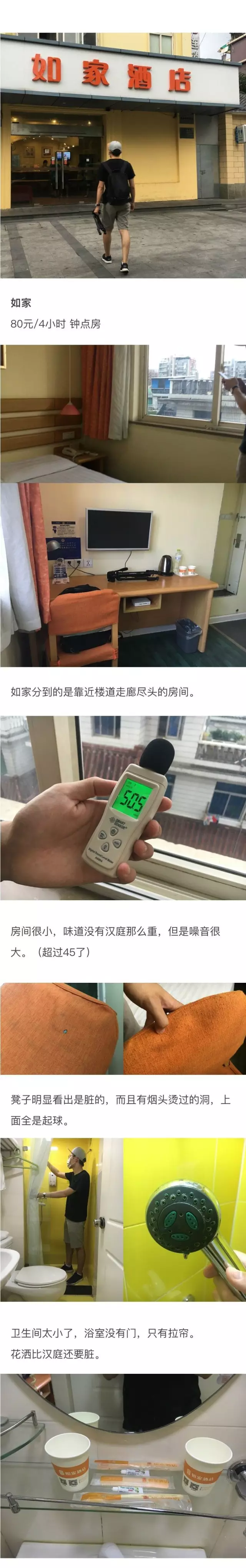 快捷酒店究竟有多臟？網(wǎng)友在7家酒店開房實測