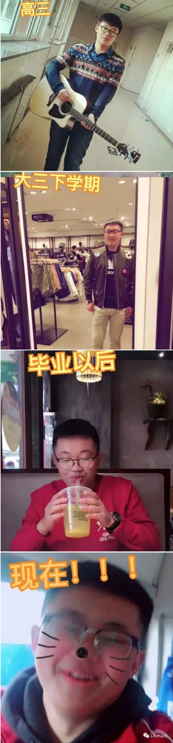 長胖20斤，臉型怎么變？這些例子看完扎心了！