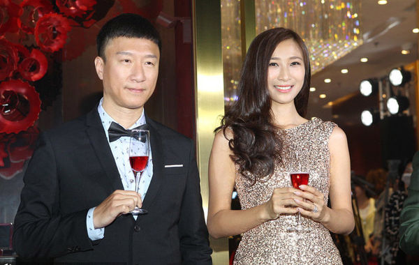 圖為孫紅雷、王駿迪夫婦。