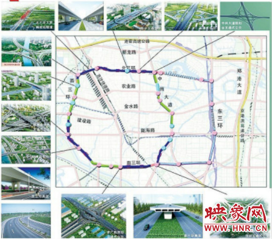三環(huán)快速化工程方案圖。