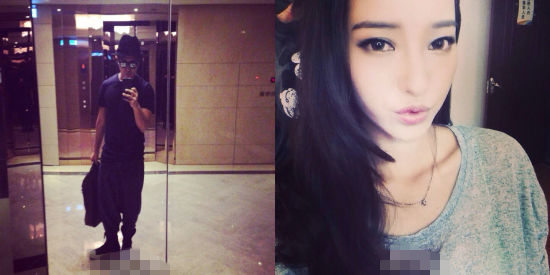 歐弟微博承認結(jié)婚曬老婆美照。