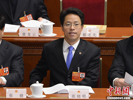 資料圖：香港中聯(lián)辦主任張曉明。中新社發(fā) 廖攀 攝