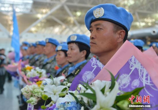 資料圖：維和部隊官兵。