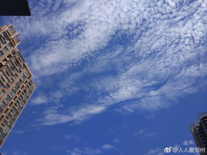 又被鄭州的藍天刷屏！隨便一拍就是手機壁紙