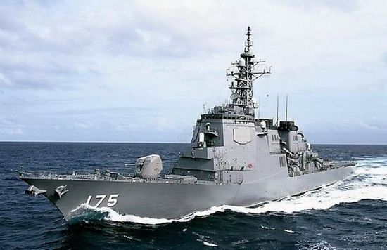 資料圖：日本宙斯盾級導彈驅(qū)逐艦妙高號(DD175)。