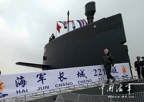 　俄媒稱中國(guó)041元級(jí)潛艇隱蔽性不強(qiáng)。