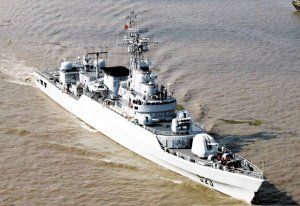 中國海軍053H3江衛(wèi)II型護(hù)衛(wèi)艦。