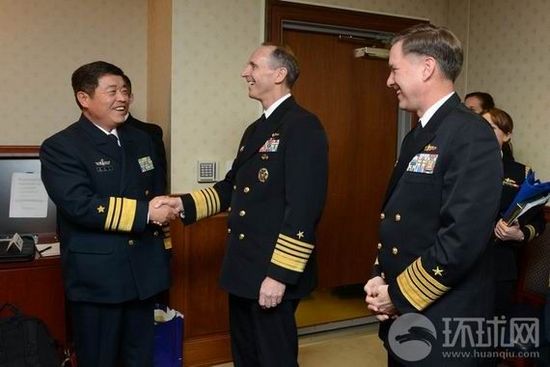 解放軍海軍副司令訪美談及環(huán)太軍演。