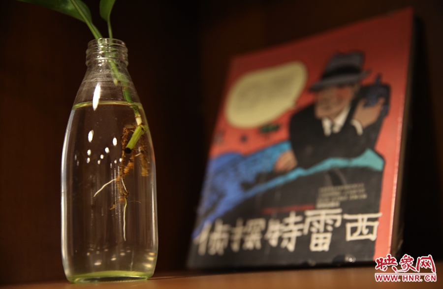 書店內的裝飾。