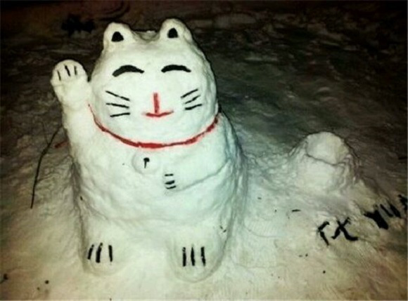 創(chuàng)意十足！日系列卡通雪人走紅